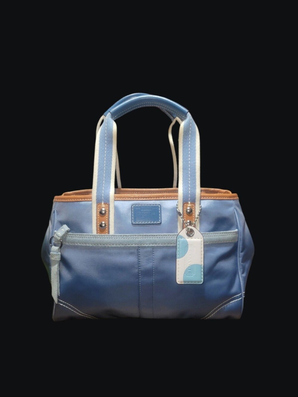 Coach Hamptons Sateen Nylon Tote 2007 Style 10662
